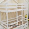 Двухъярусная кровать-домик по низкой цене